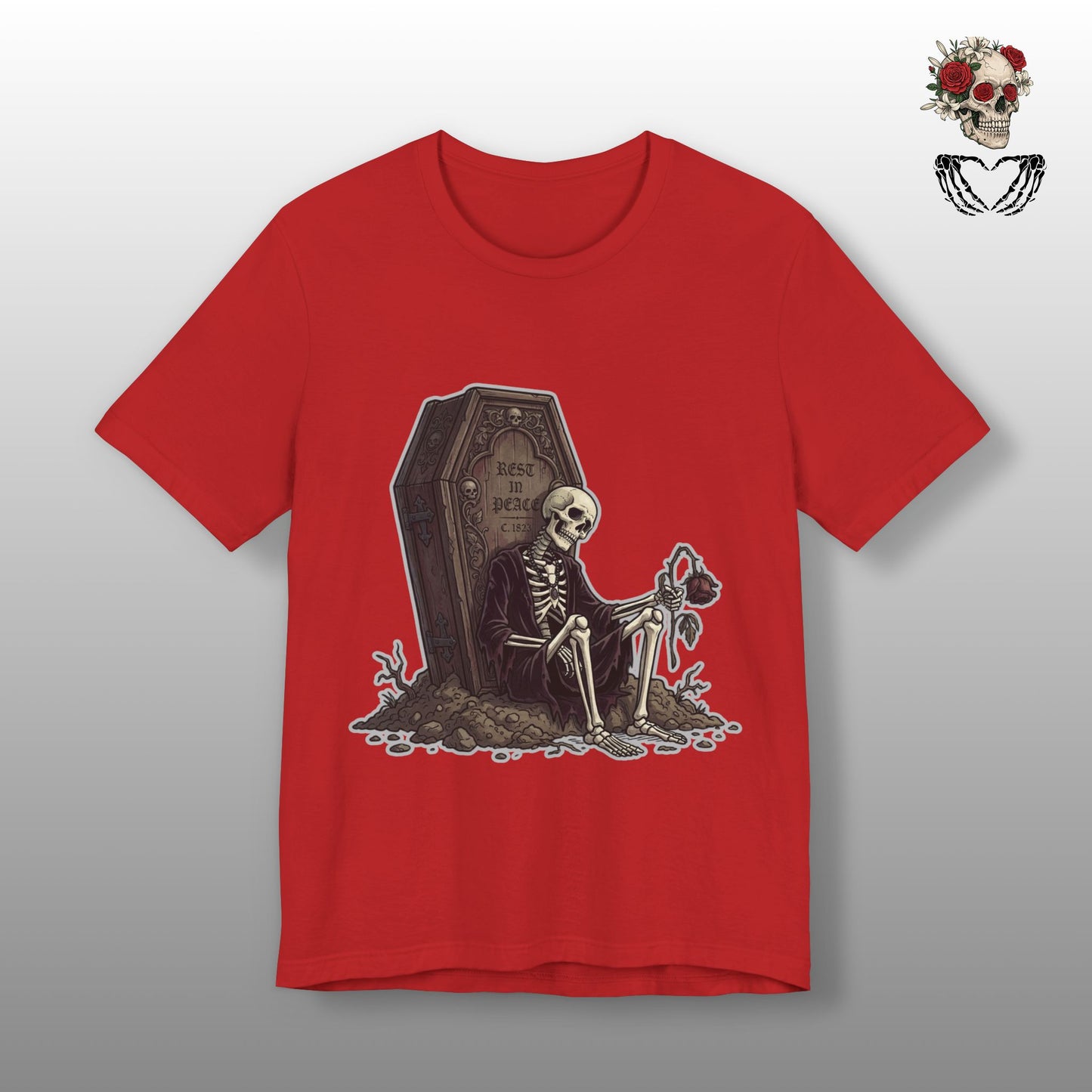 Skeleton waiting