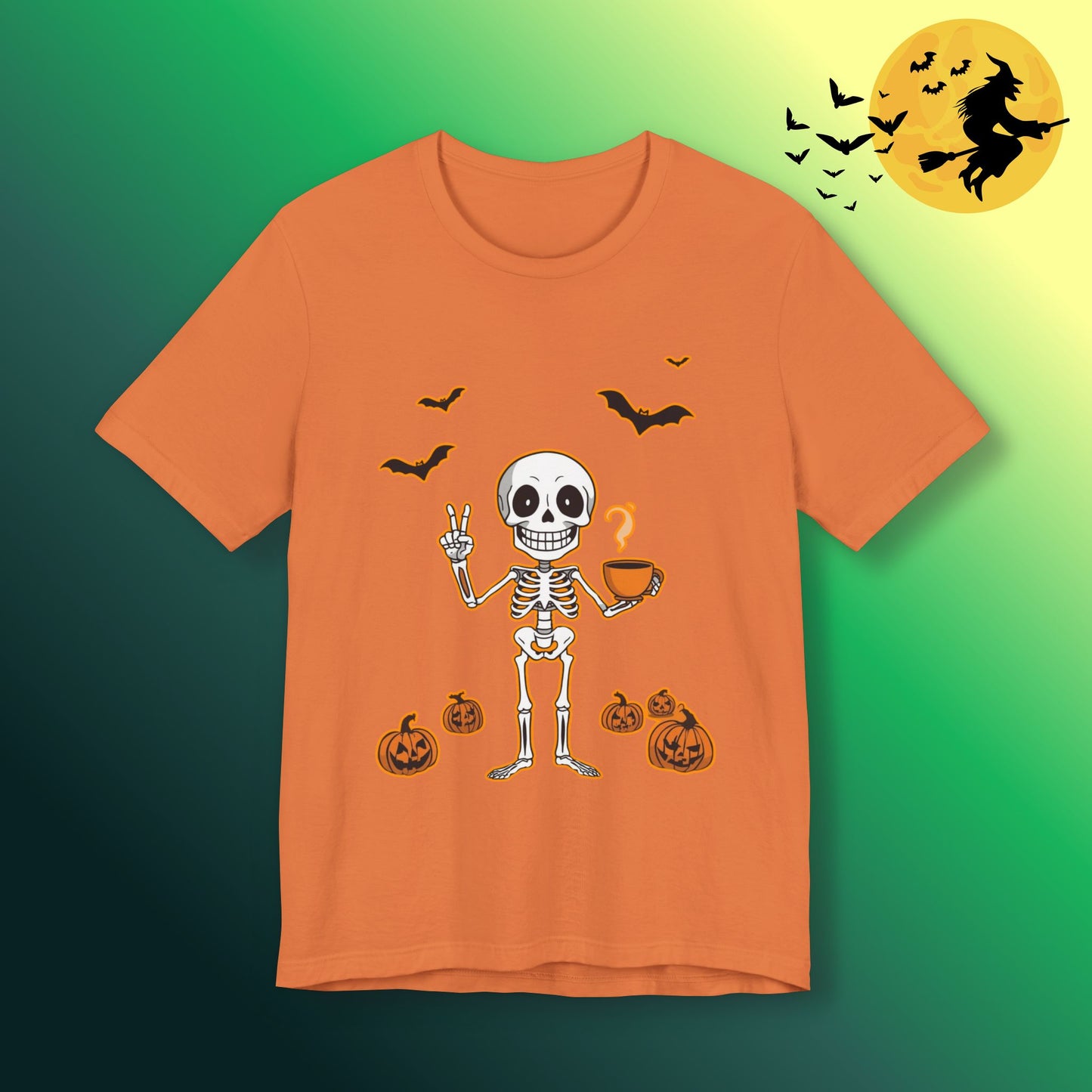 Halloween Skeleton Coffee & Peace