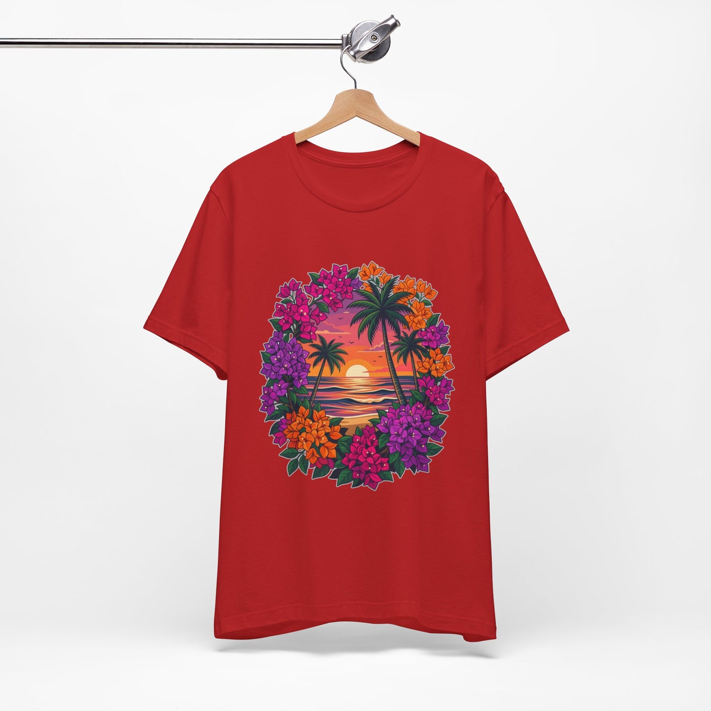 Sunset Floral Tropical