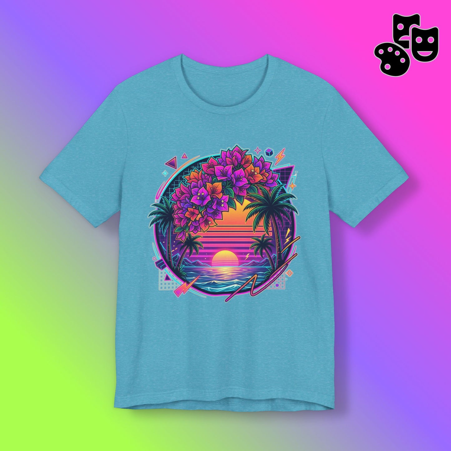 Sunset Retro Beach