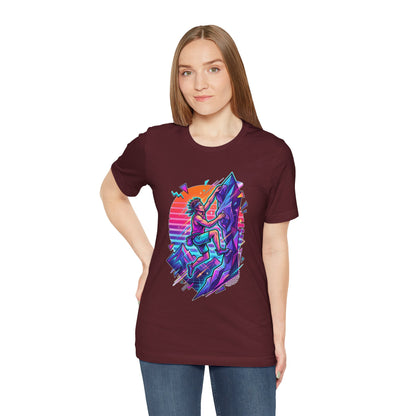 Climber Retro Sunset