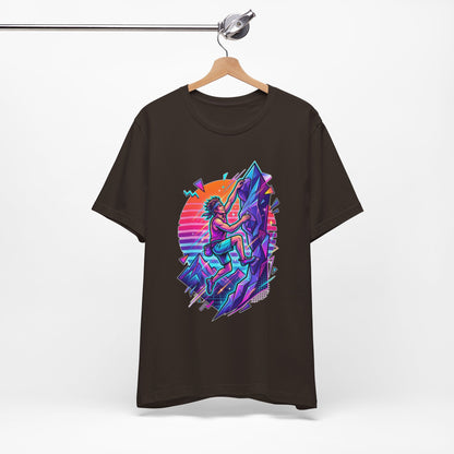 Climber Retro Sunset