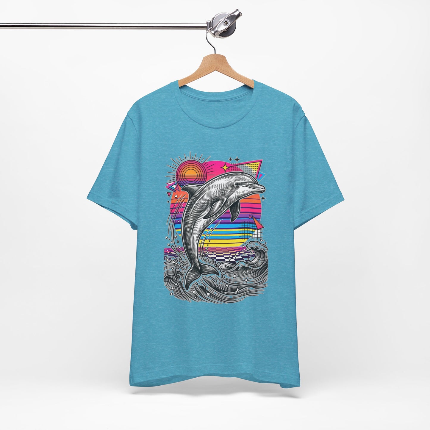 Dolphin Retro Graphic