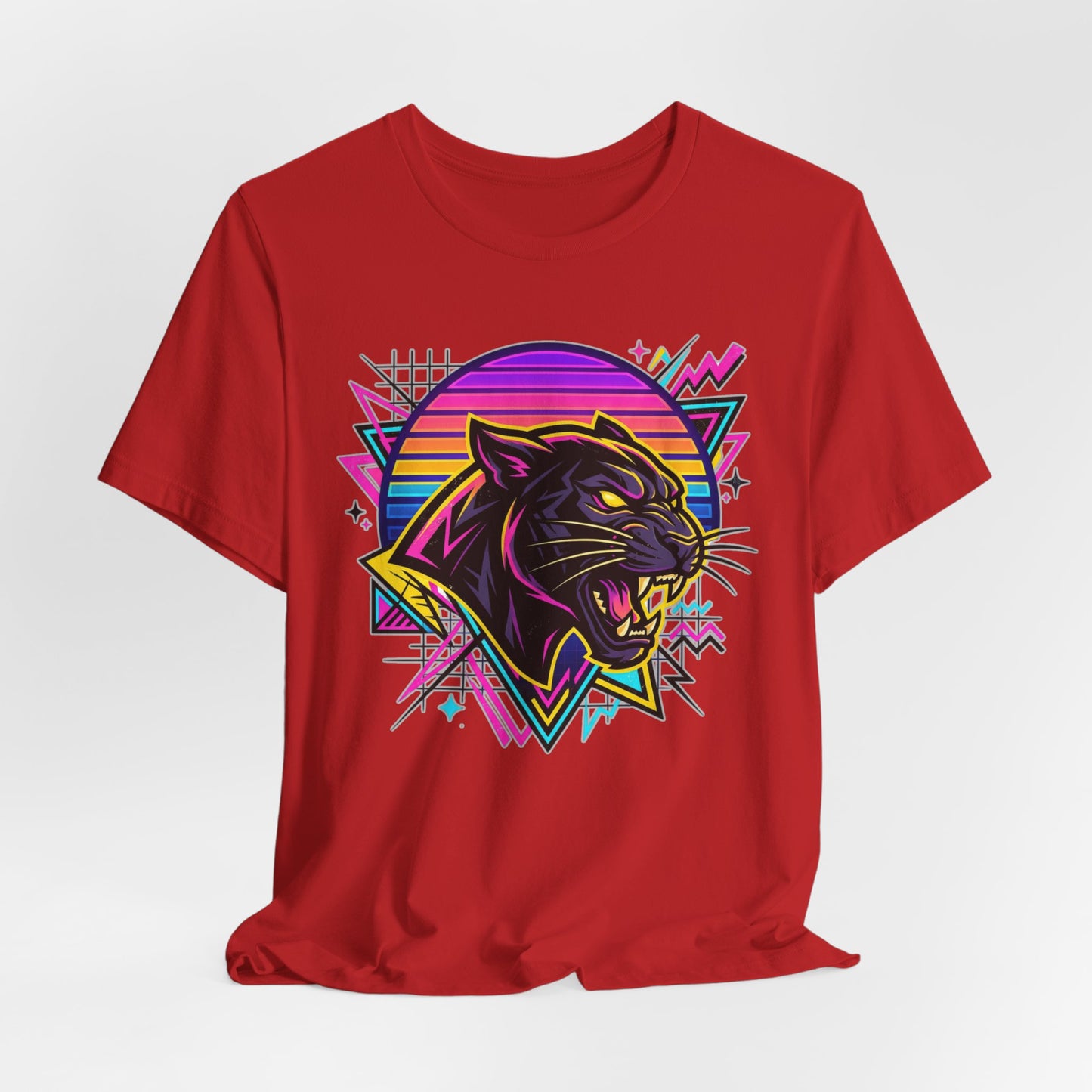 Retro Neon Panther