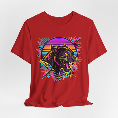 Retro Neon Panther