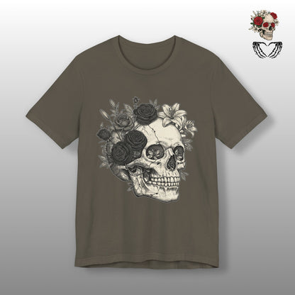 Skull Floral Tee