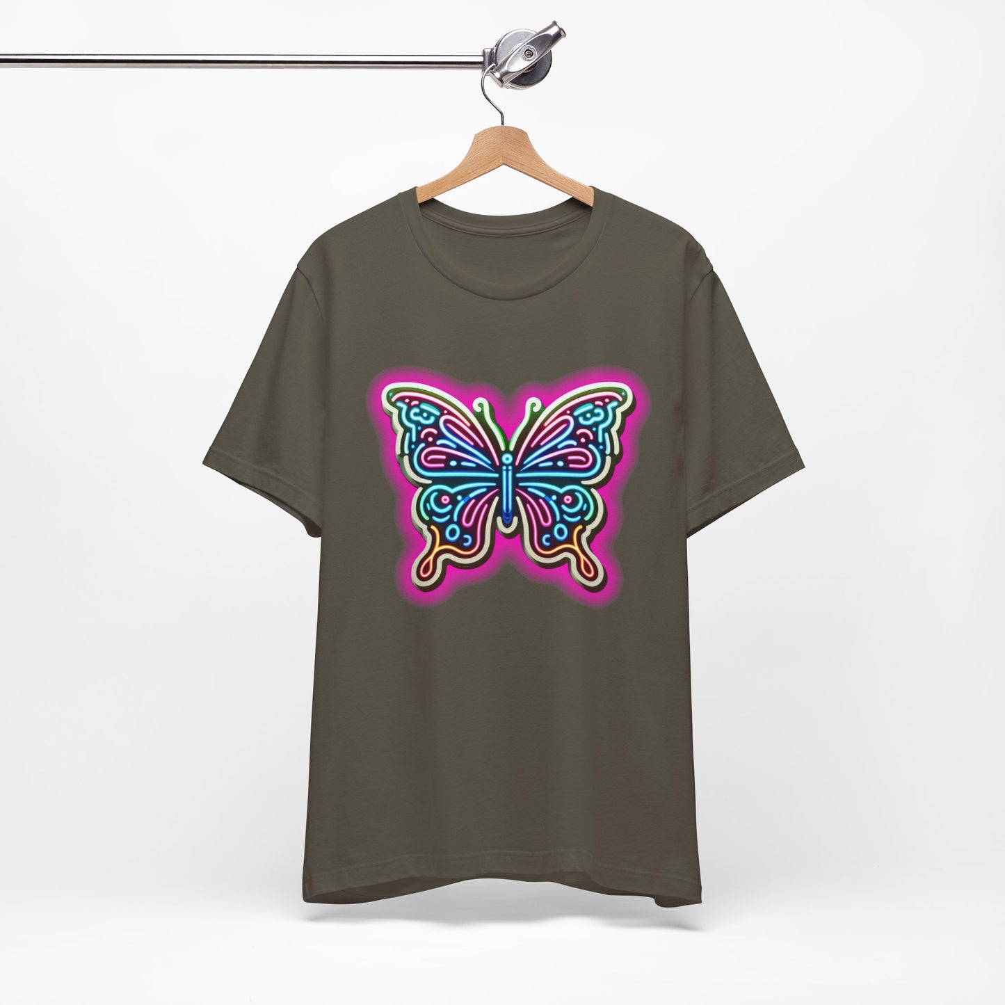Butterfly Pink Glow Tee