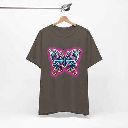 Butterfly Pink Glow Tee