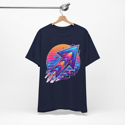 Retro Neon Arrow