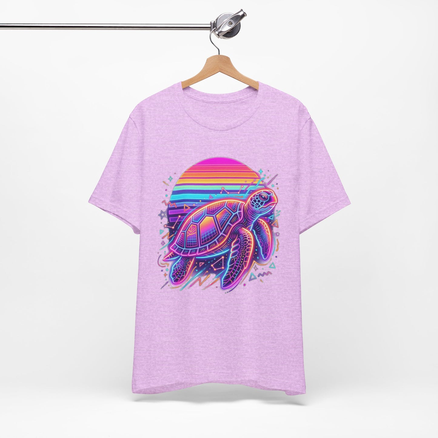 Retro Sunset Turtle