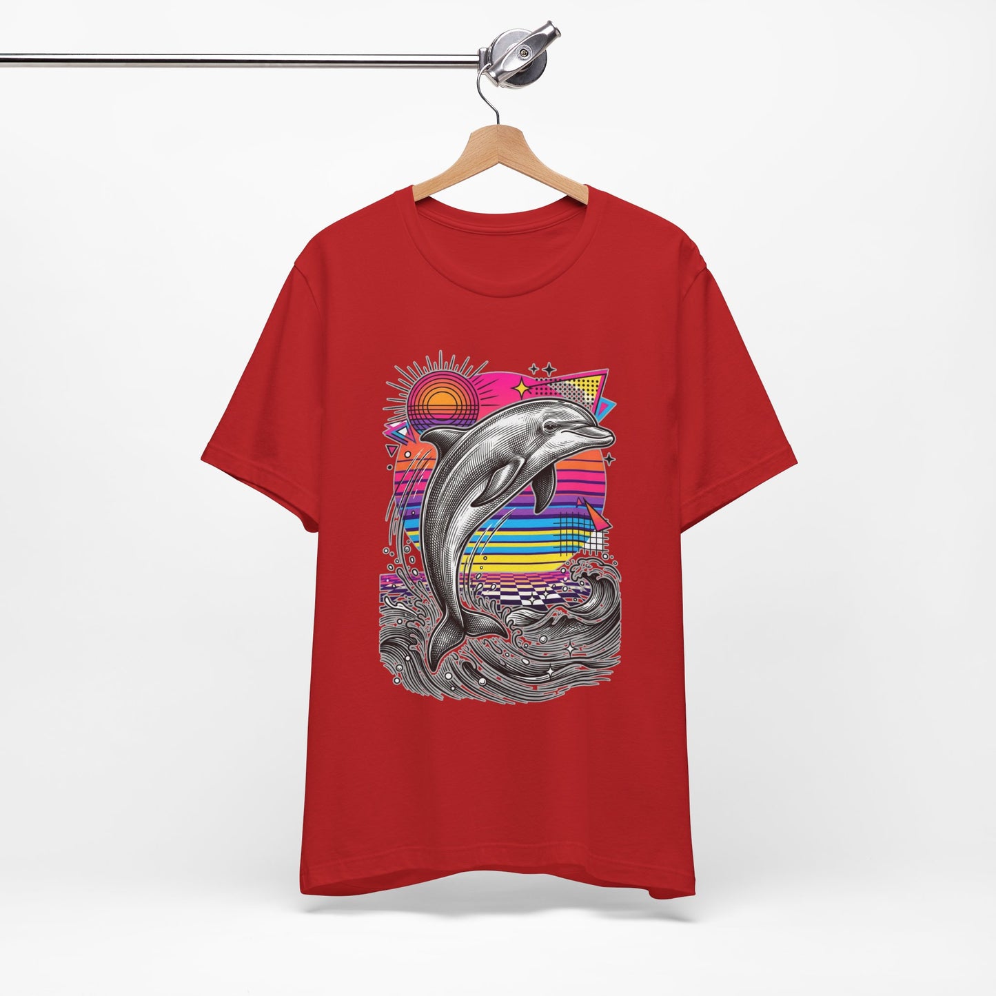 Dolphin Retro Graphic