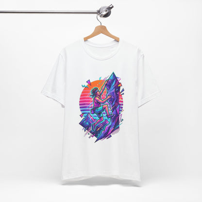 Climber Retro Sunset