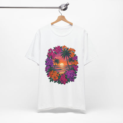 Sunset Floral Tropical