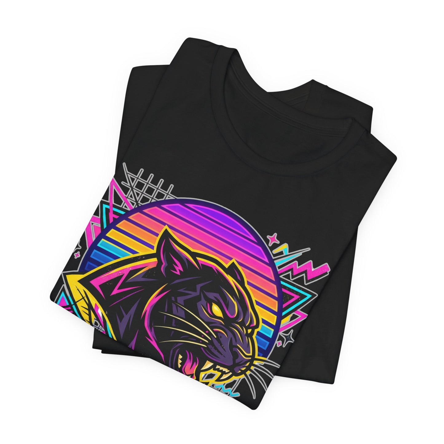 Retro Neon Panther