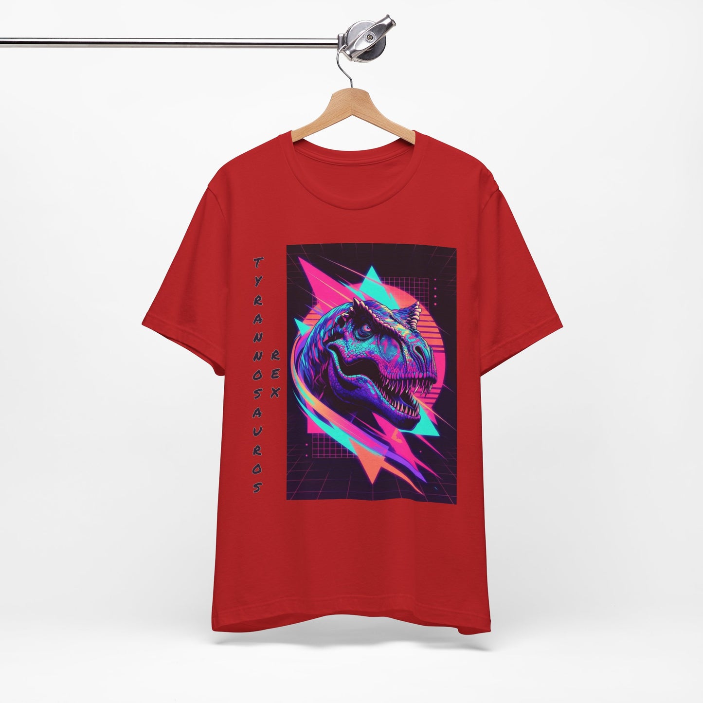 Retro Neon T-Rex