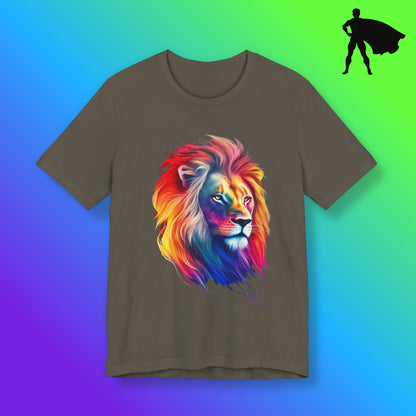 Vibrant Lion Graphic Tee