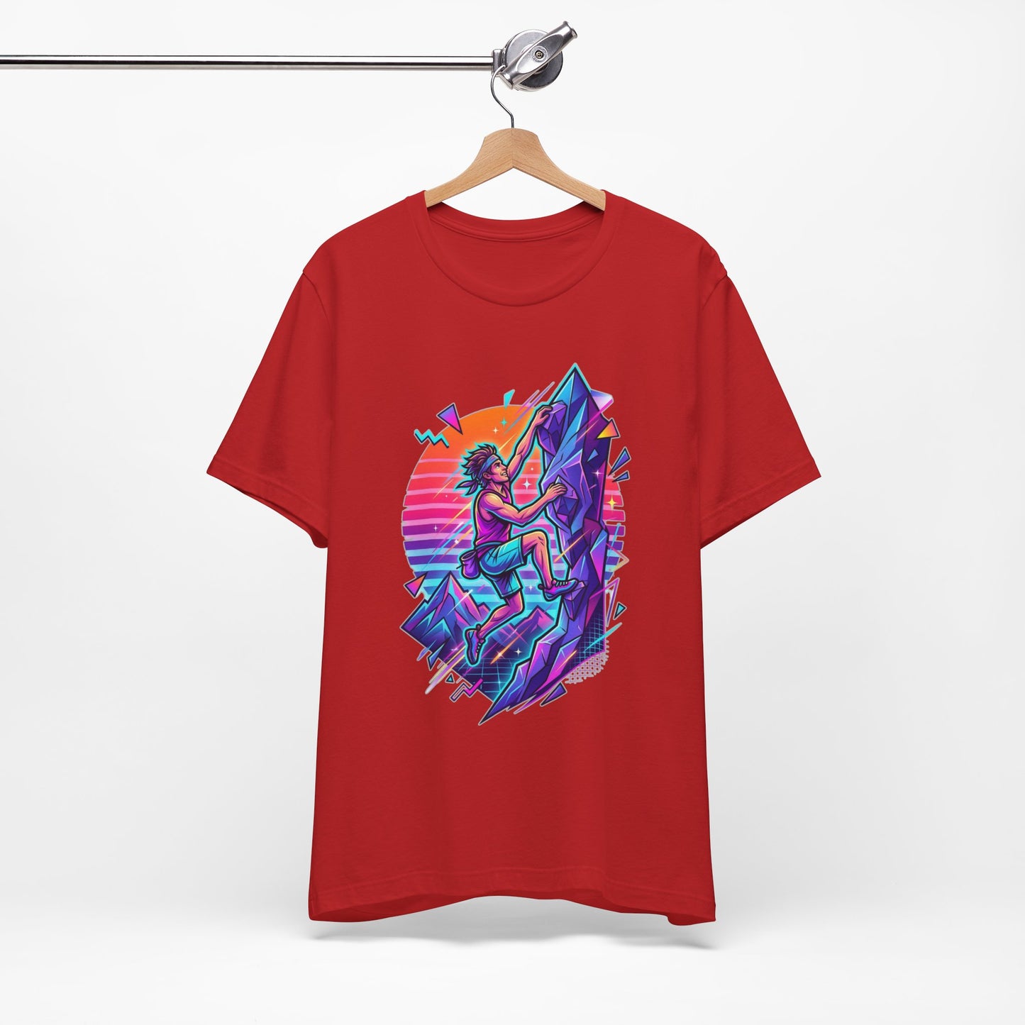 Climber Retro Sunset