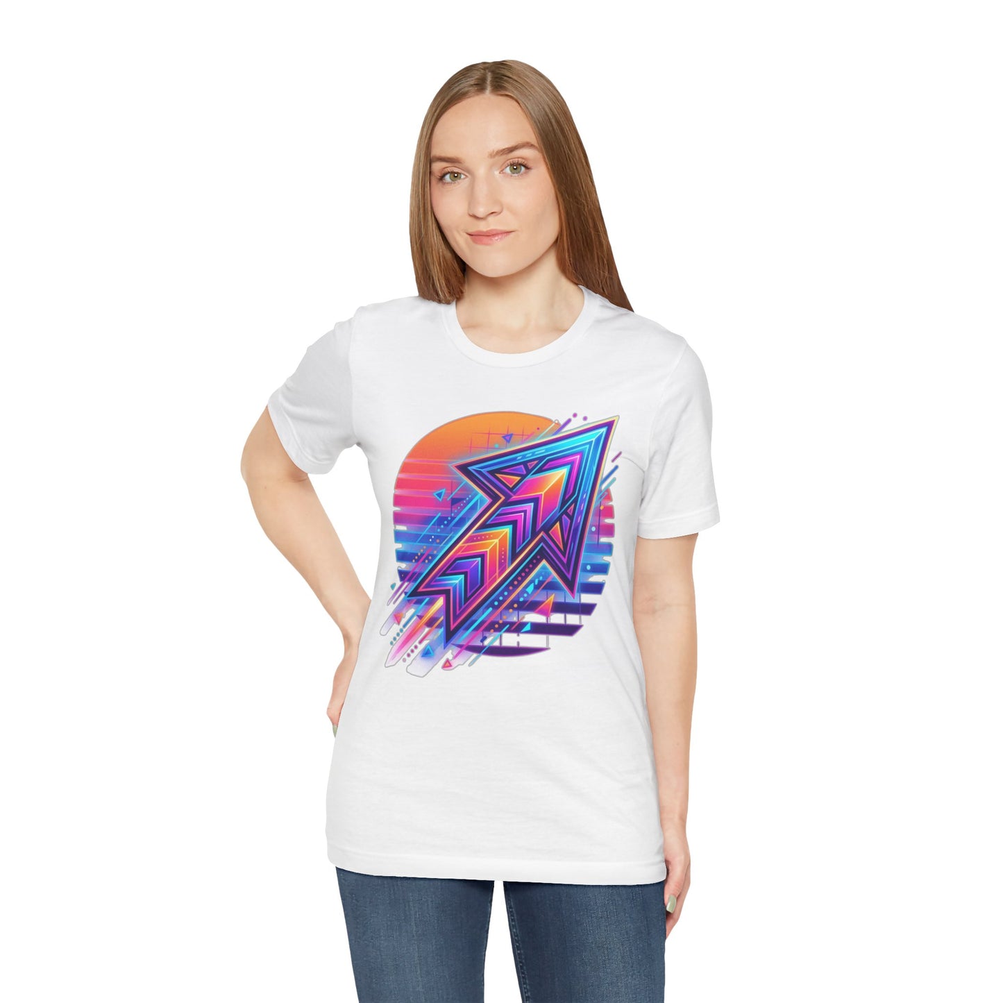 Retro Neon Arrow