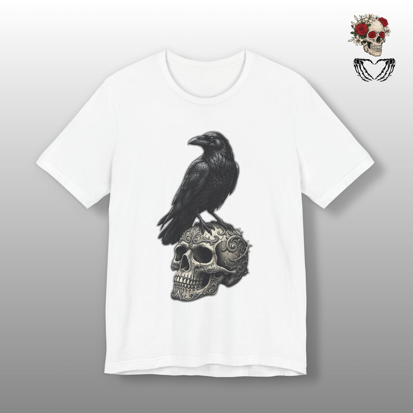 Raven on Skull