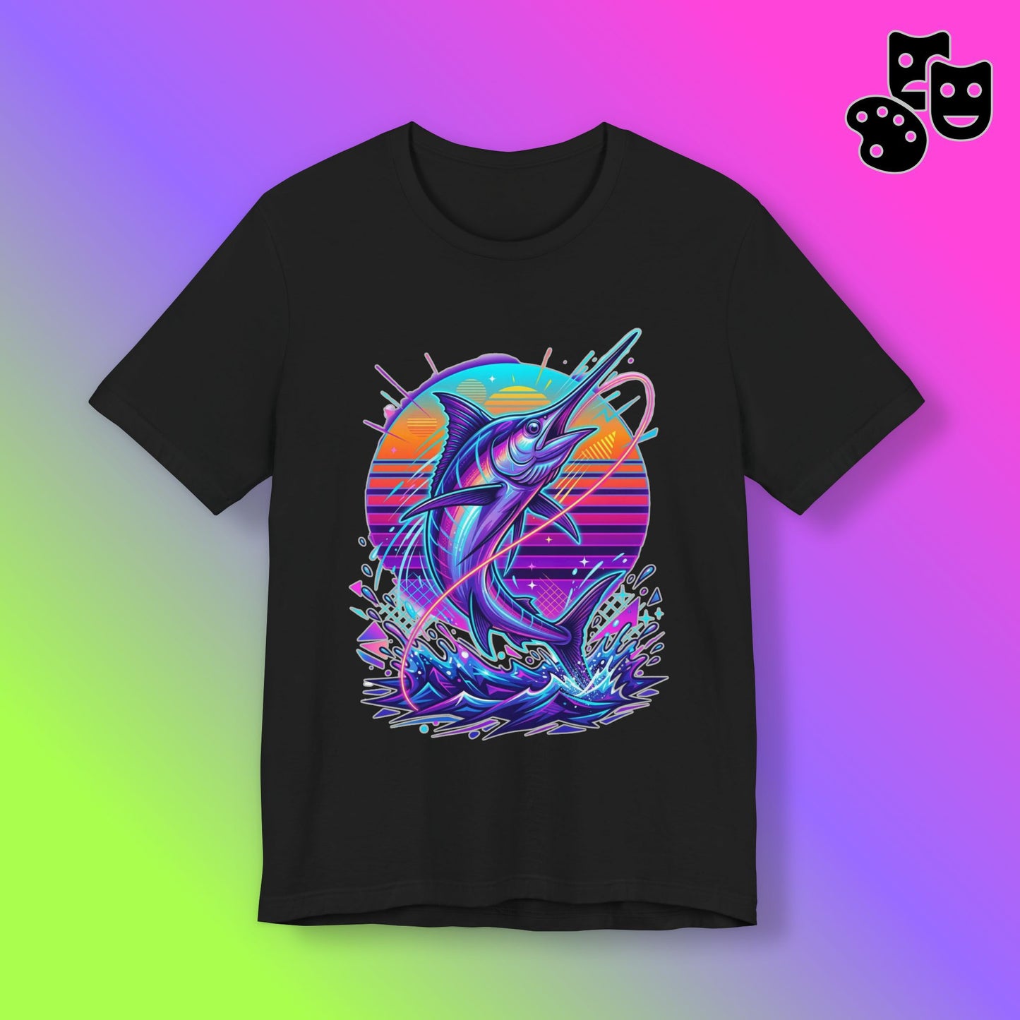 Neon Retro Marlin