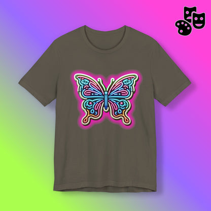 Butterfly Pink Glow Tee