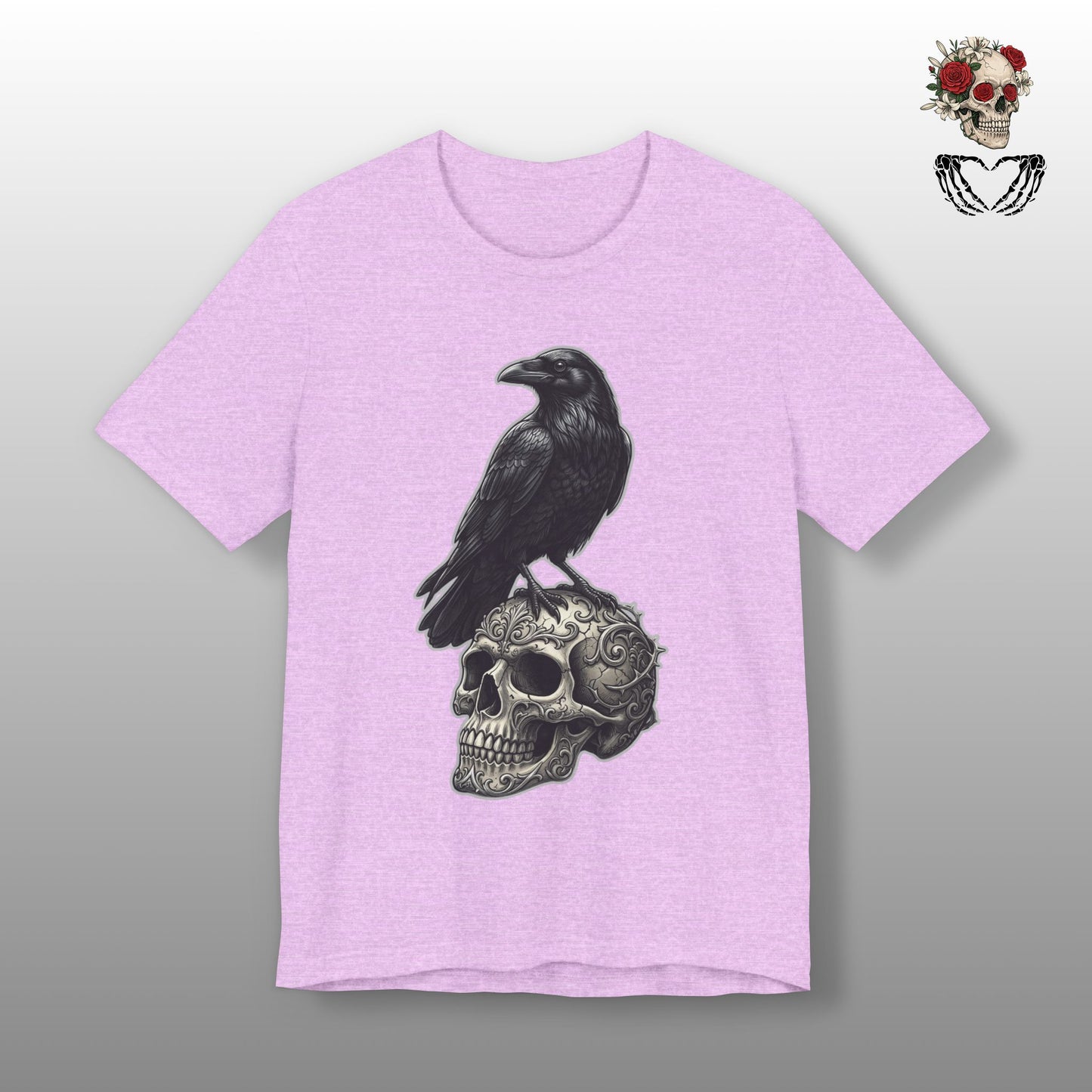 Raven on Skull