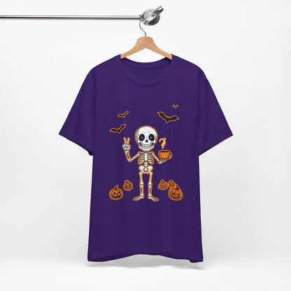 Halloween Skeleton Coffee & Peace