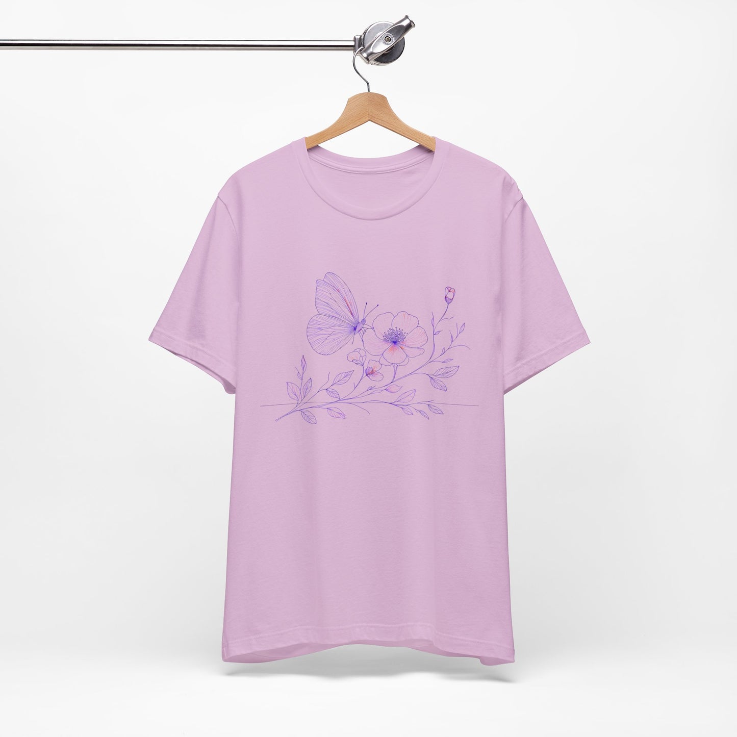 Butterfly Line Art Tee