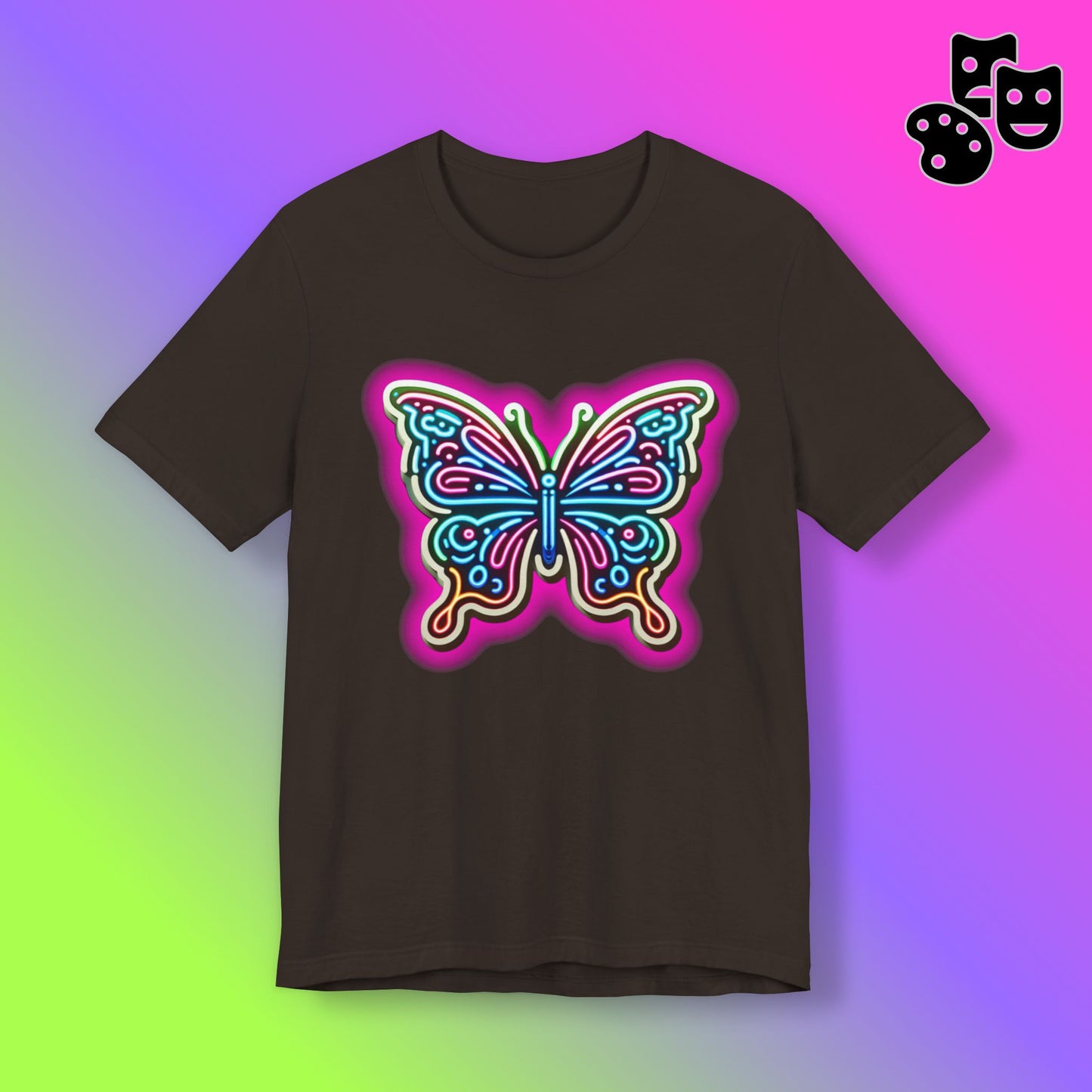 Butterfly Pink Glow Tee