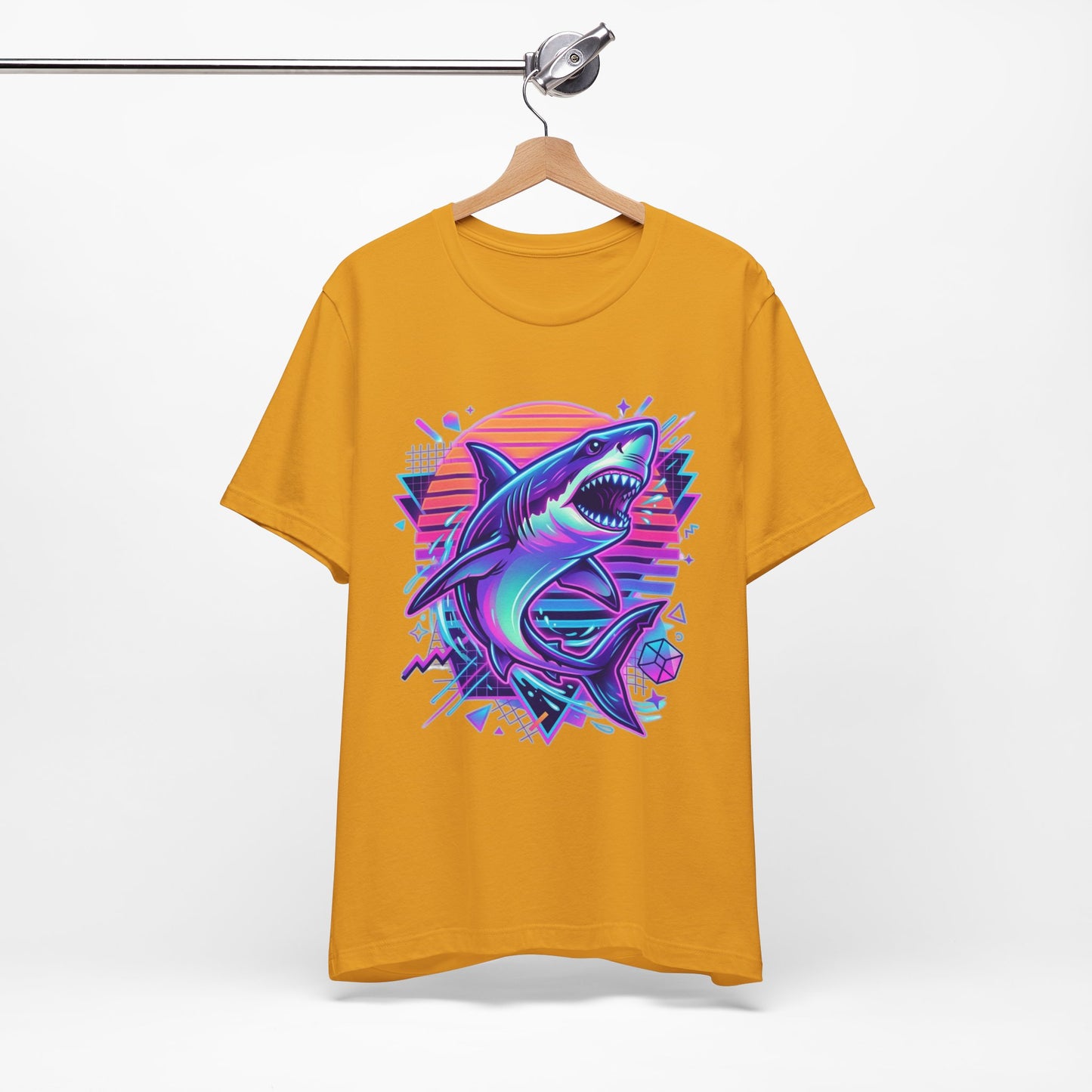 Retro Neon Shark