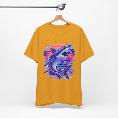 Retro Neon Shark