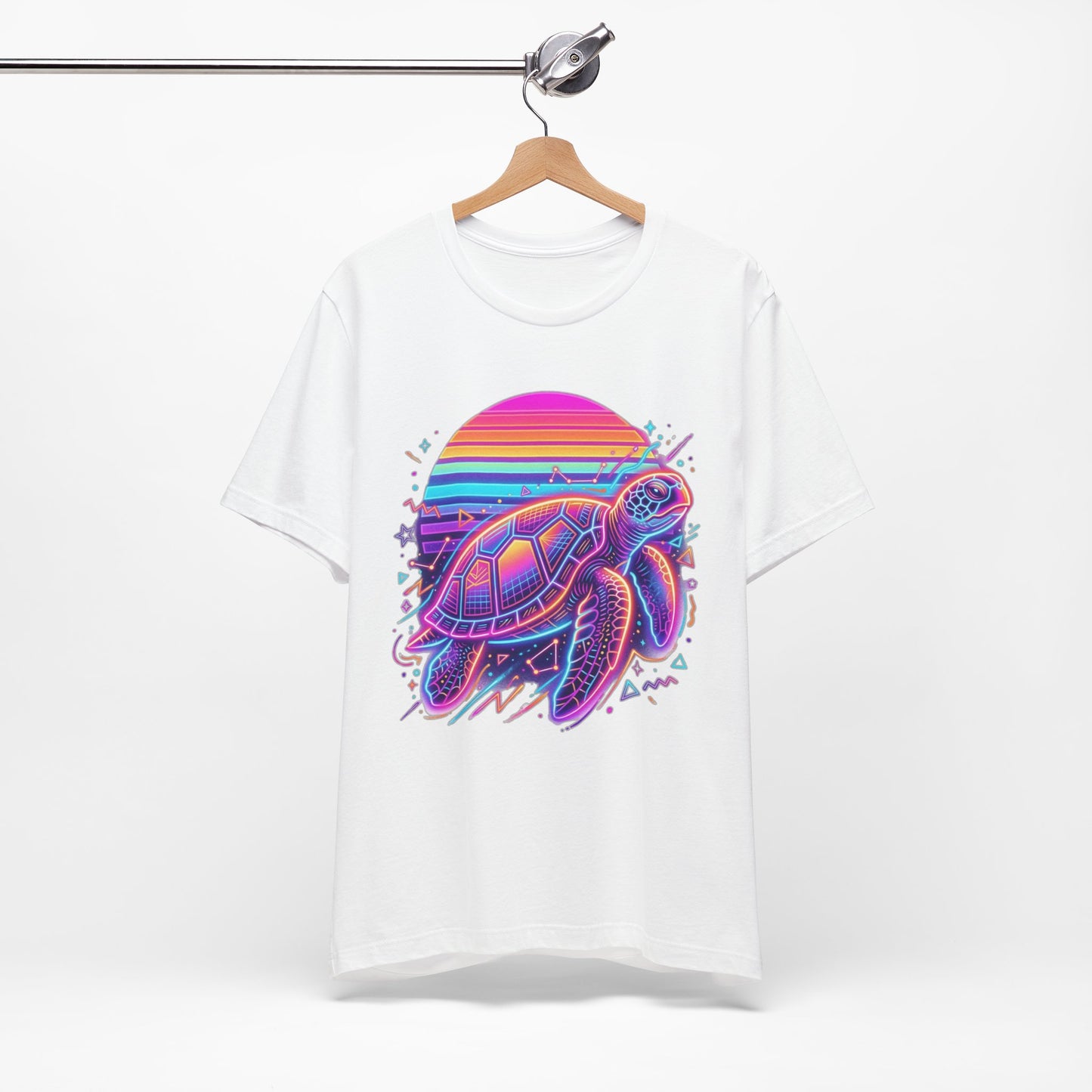 Retro Sunset Turtle