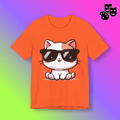 Cute Kitty Cat with Shades Tee
