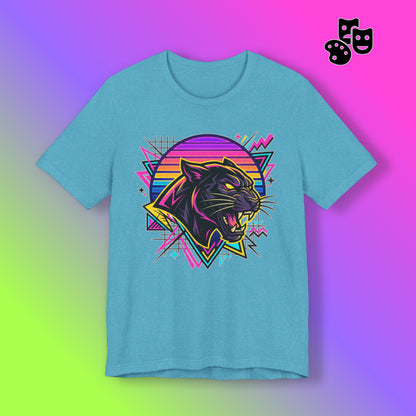 Retro Neon Panther
