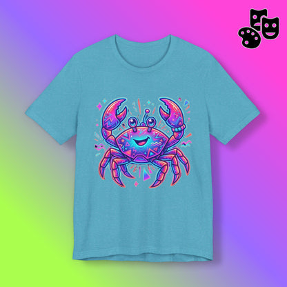Neon Cute Crab