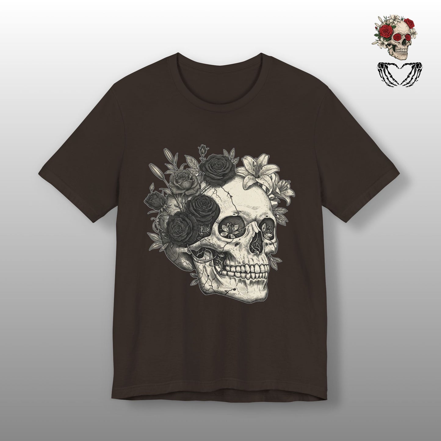Skull Floral Tee
