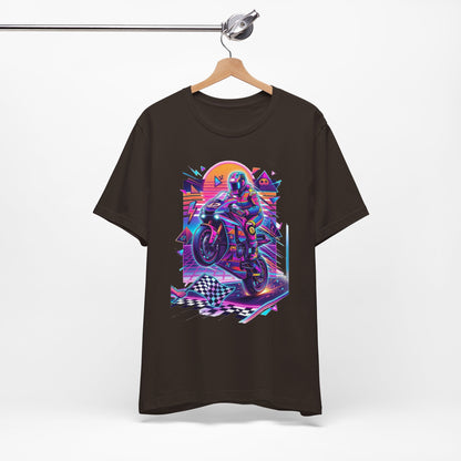 Neon Retro Biker