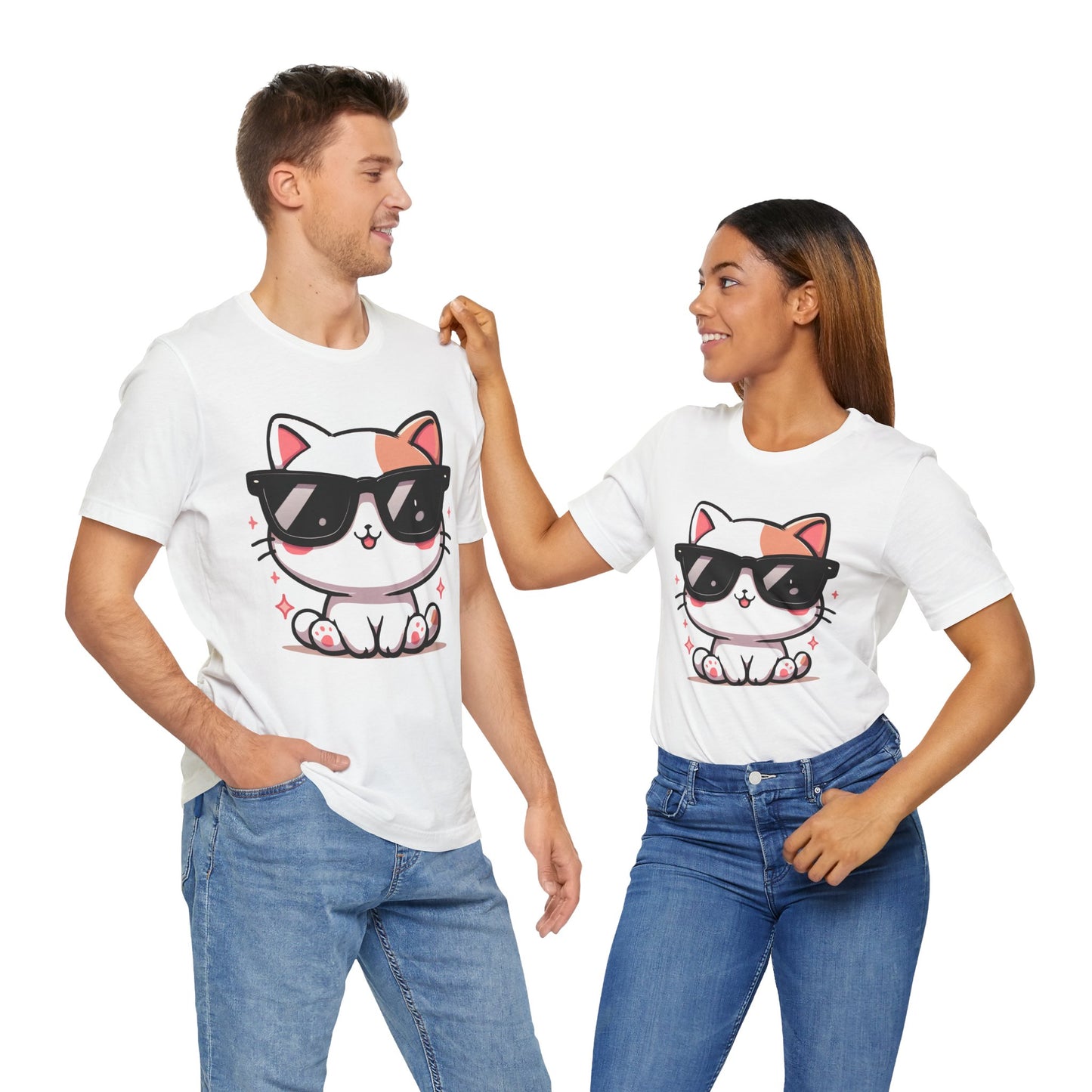 Cute Kitty Cat with Shades Tee