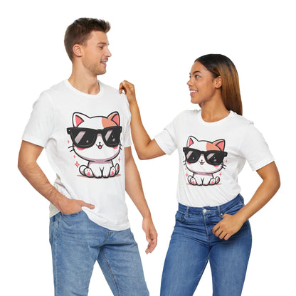 Cute Kitty Cat with Shades Tee
