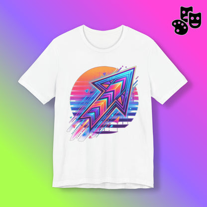 Retro Neon Arrow