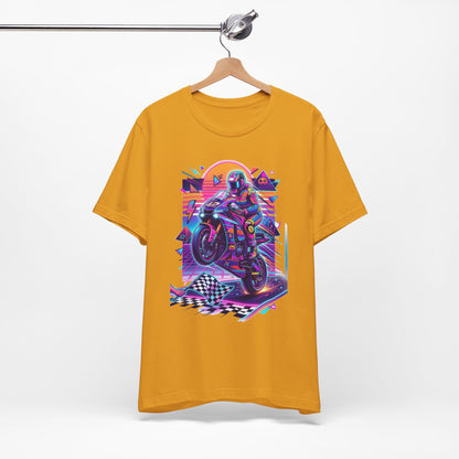 Neon Retro Biker