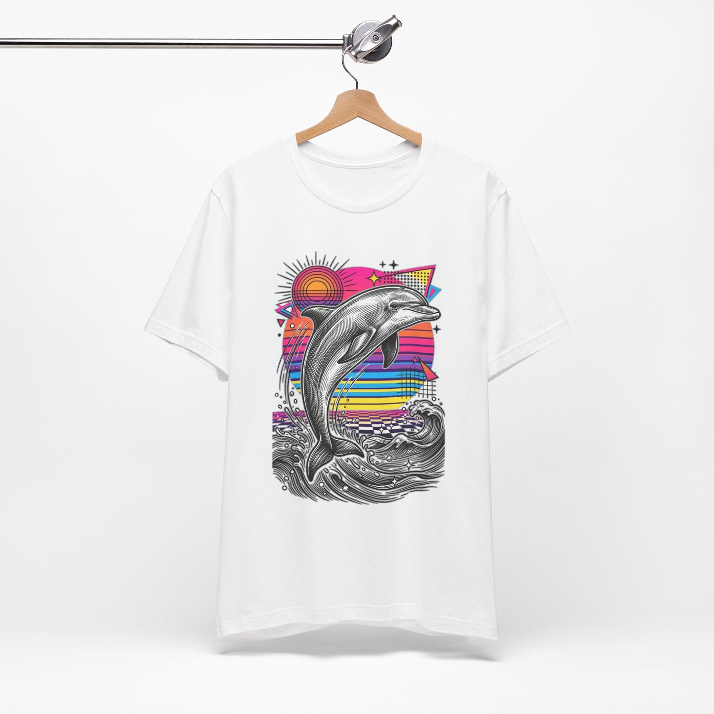 Dolphin Retro Graphic