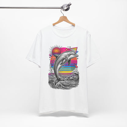 Dolphin Retro Graphic
