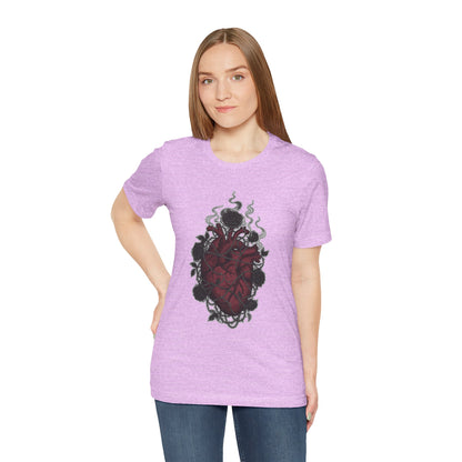 Dark Floral Gothic Heart