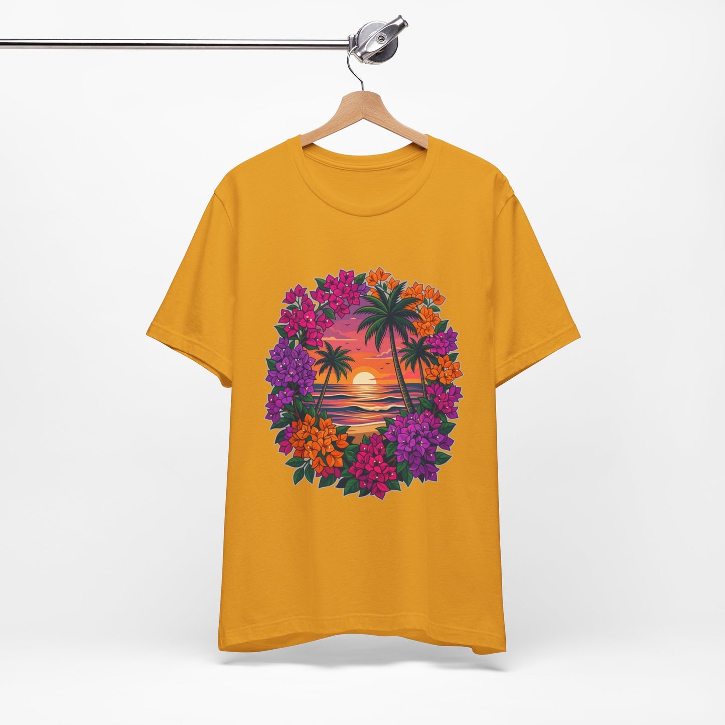 Sunset Floral Tropical