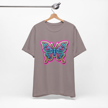 Butterfly Pink Glow Tee