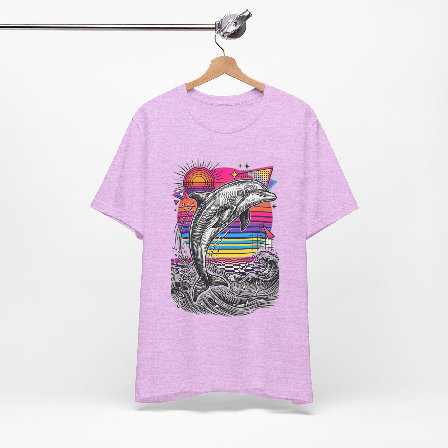 Dolphin Retro Graphic