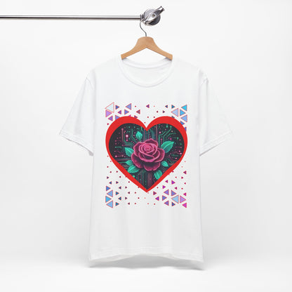 Romantic Heart Rose