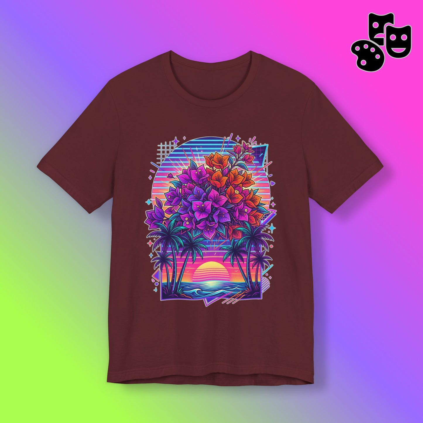 Tropical Sunset Floral