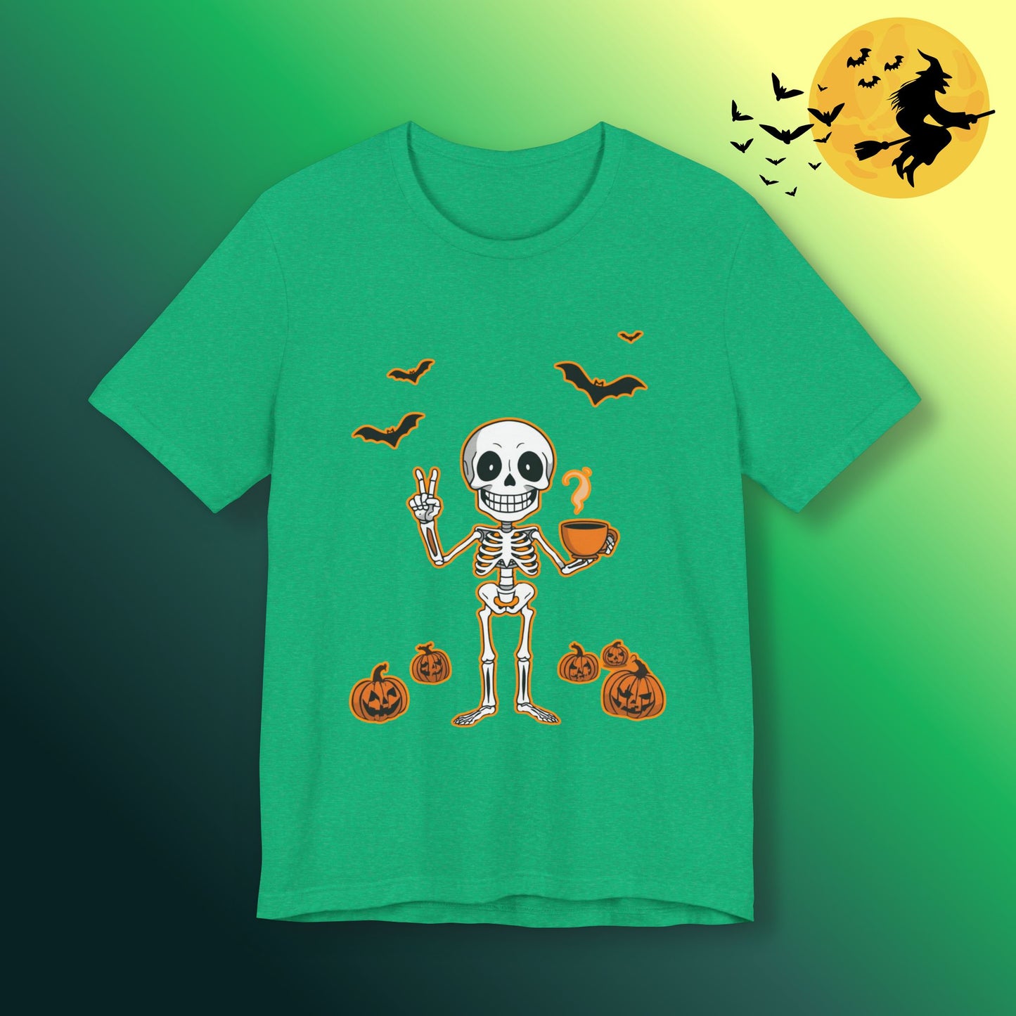 Halloween Skeleton Coffee & Peace